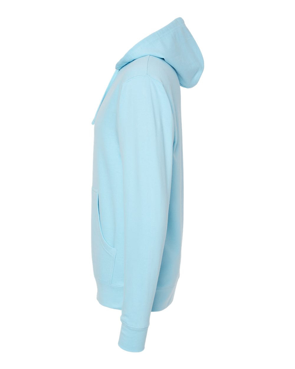 Independent Trading Co. Midweight Hooded Sweatshirt SS4500 #color_Blue Aqua