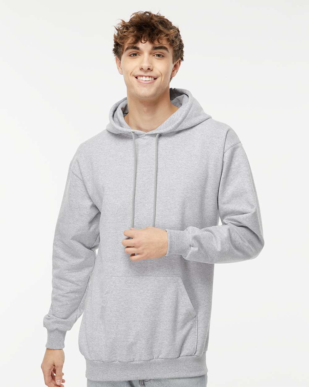 King Fashion Hooded Sweatshirt KF9011 #colormdl_Athletic Grey
