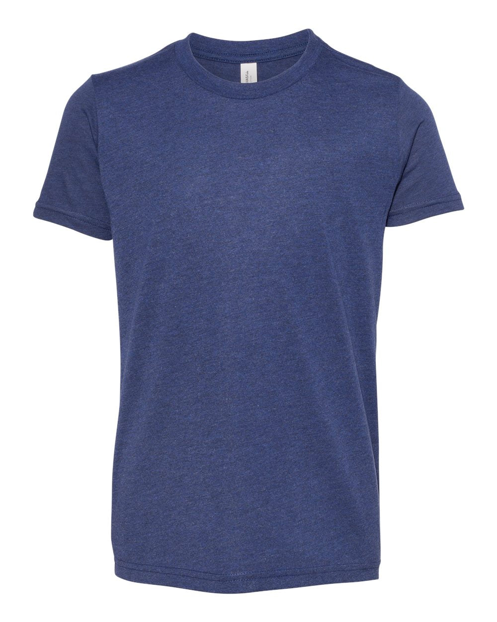 BELLA + CANVAS Youth Triblend Tee 3413Y #color_Navy Triblend