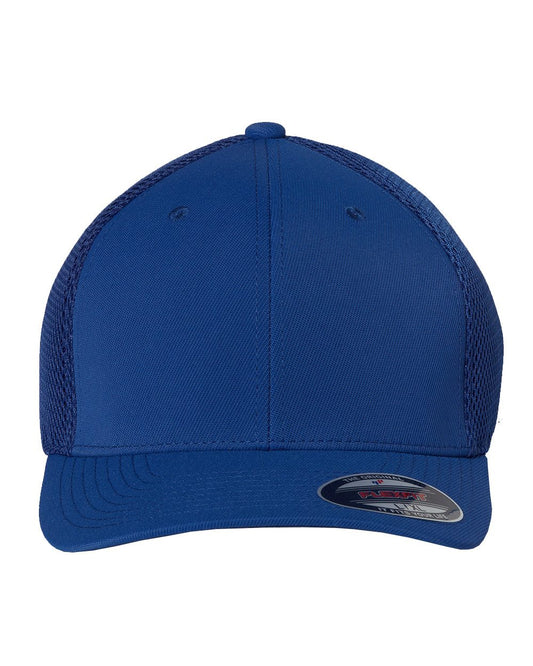 Flexfit Fine Melange 6 Panel Mid Profile Strapless Baseball Hat Cap