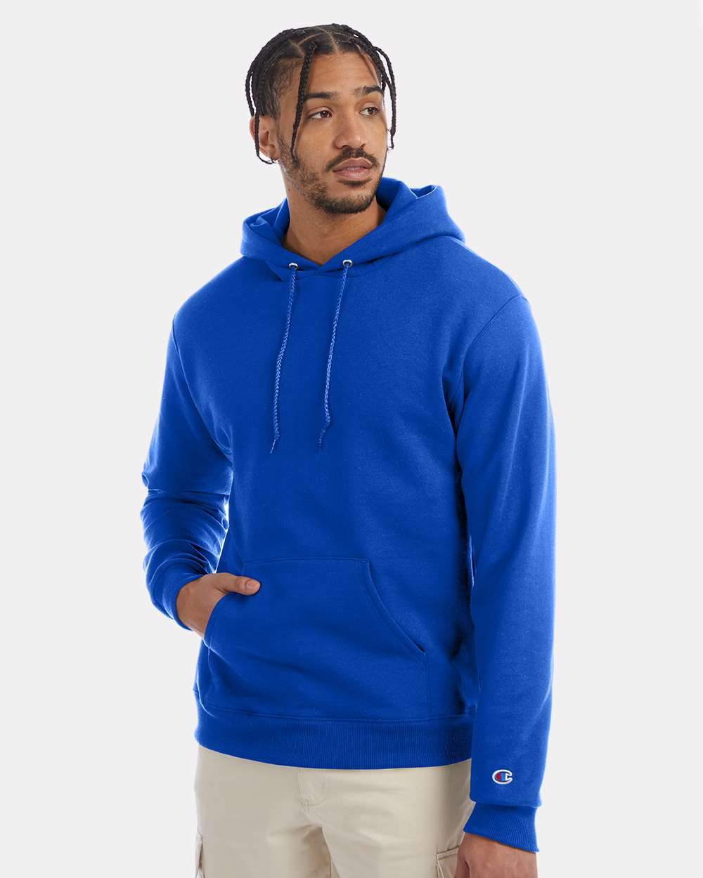 Champion Powerblend® Hooded Sweatshirt S700 #colormdl_Royal Blue