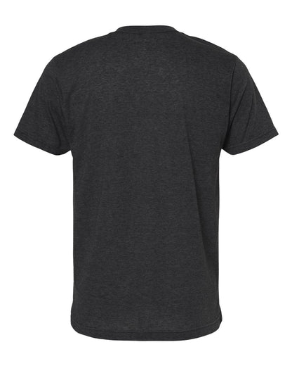 M&O Deluxe Blend V-Neck T-Shirt 3543 #color_Heather Graphite