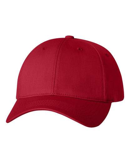 Sportsman Adult Cotton Twill Cap 2260 #color_Red