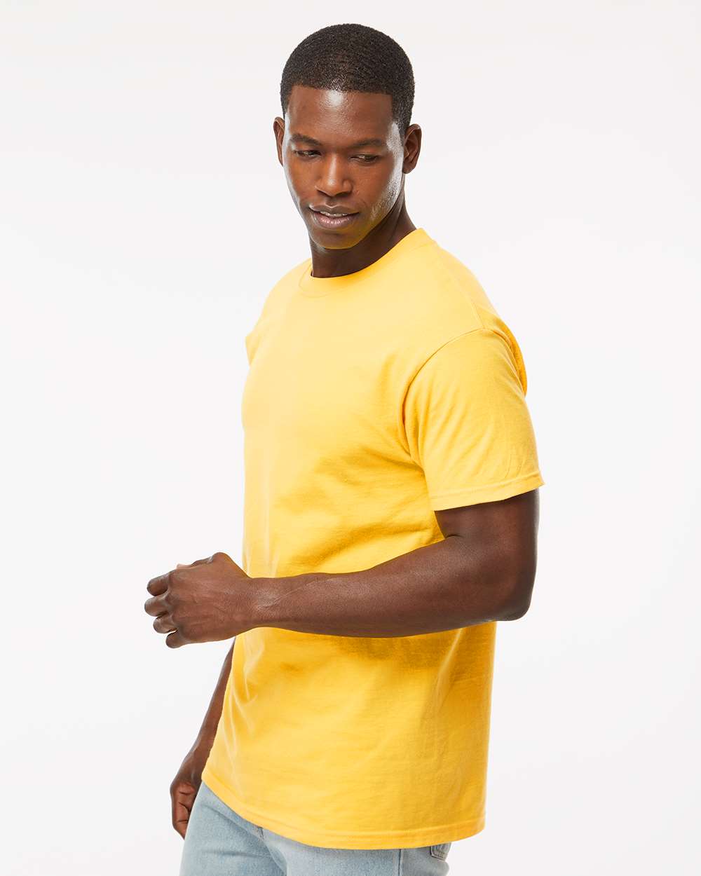 M&O Ring-Spun T-Shirt 5500 #colormdl_Yellow