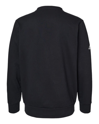 Adidas A434 Fleece Crewneck Sweatshirt #color_Black