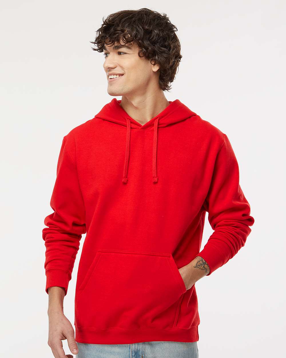M&O Unisex Pullover Hoodie 3320 #colormdl_Red