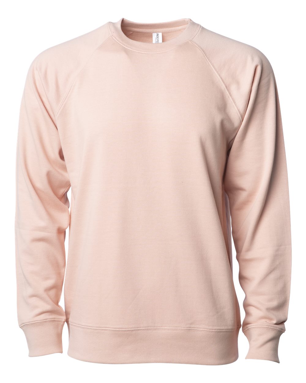 Independent Trading Co. Icon Unisex Lightweight Loopback Terry Crewneck Sweatshirt SS1000C #color_Rose