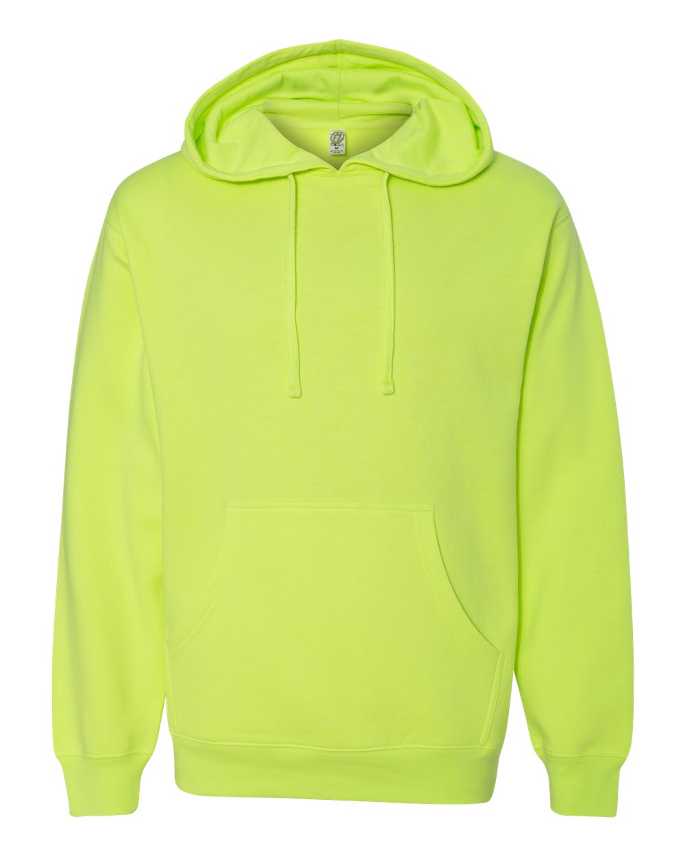 Independent Trading Co. Midweight Hooded Sweatshirt SS4500 #color_Safety Yellow