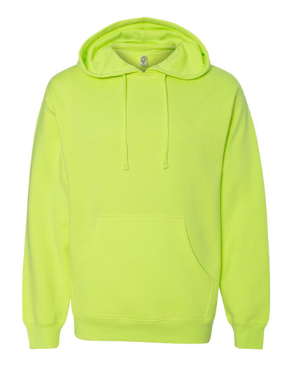 Independent Trading Co. Midweight Hooded Sweatshirt SS4500 #color_Safety Yellow