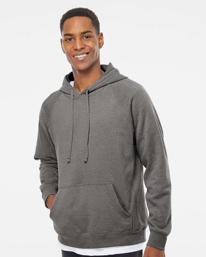 Independent Trading Co. Unisex Special Blend Raglan Hooded Sweatshirt PRM33SBP #colormdl_Nickel