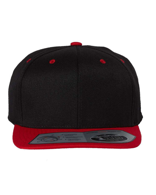 Flexfit Fine Melange 6 Panel Mid Profile Strapless Baseball Hat Cap
