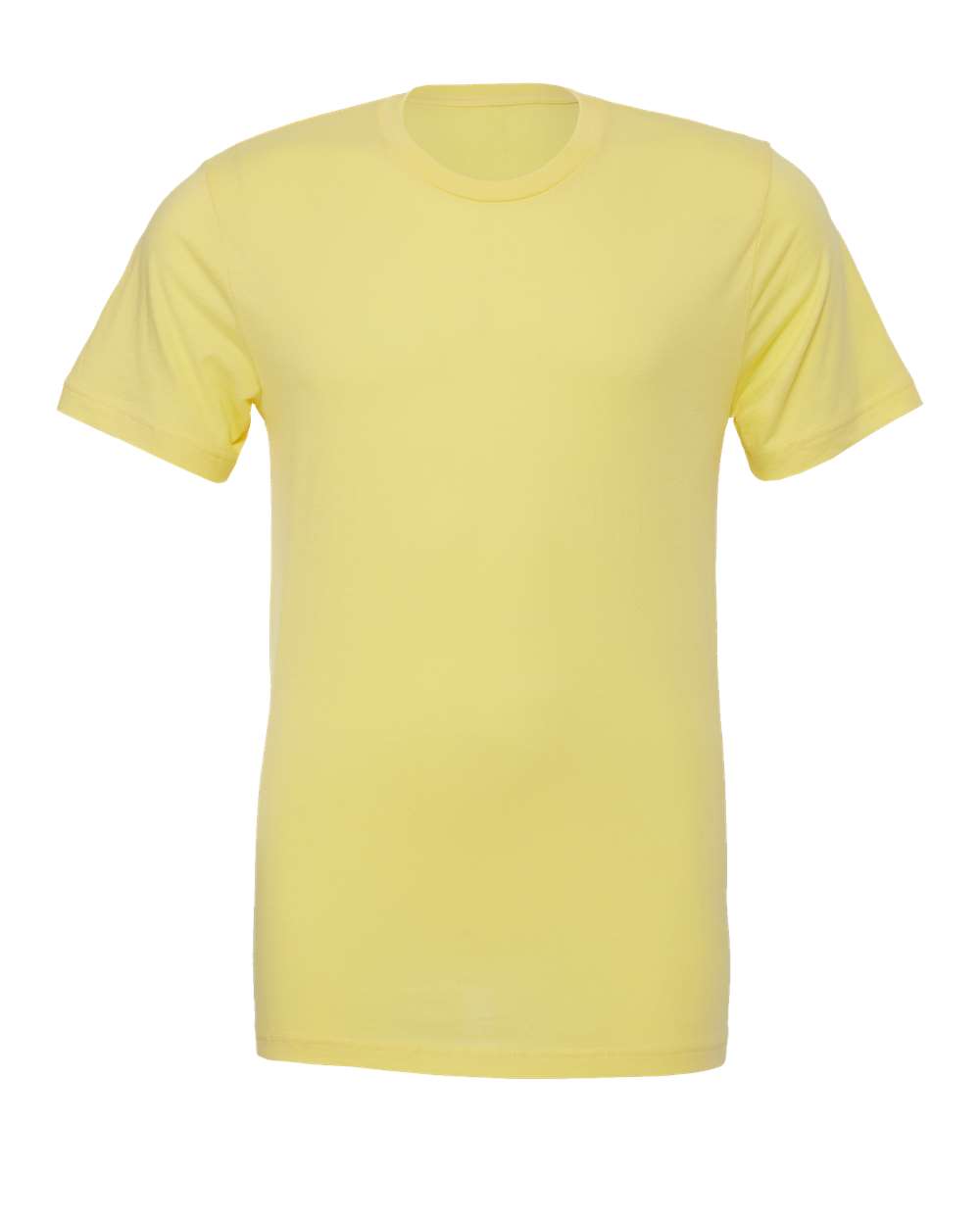 Yellow Color BELLA + CANVAS Unisex Jersey Tee 