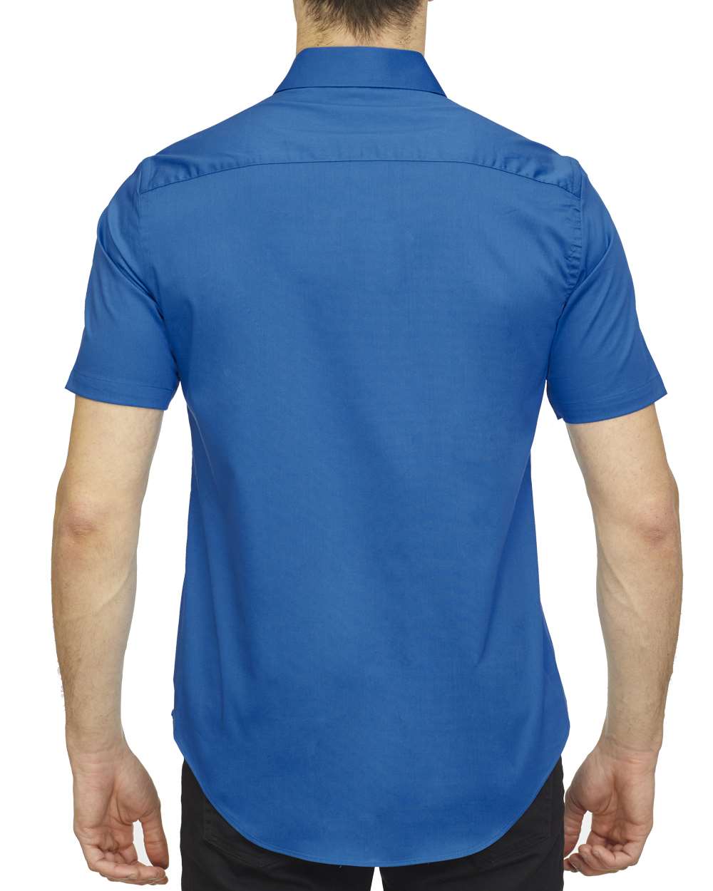 Van Heusen Slim-Fit Twill Shirt 18CV317 #color_Ultra Blue