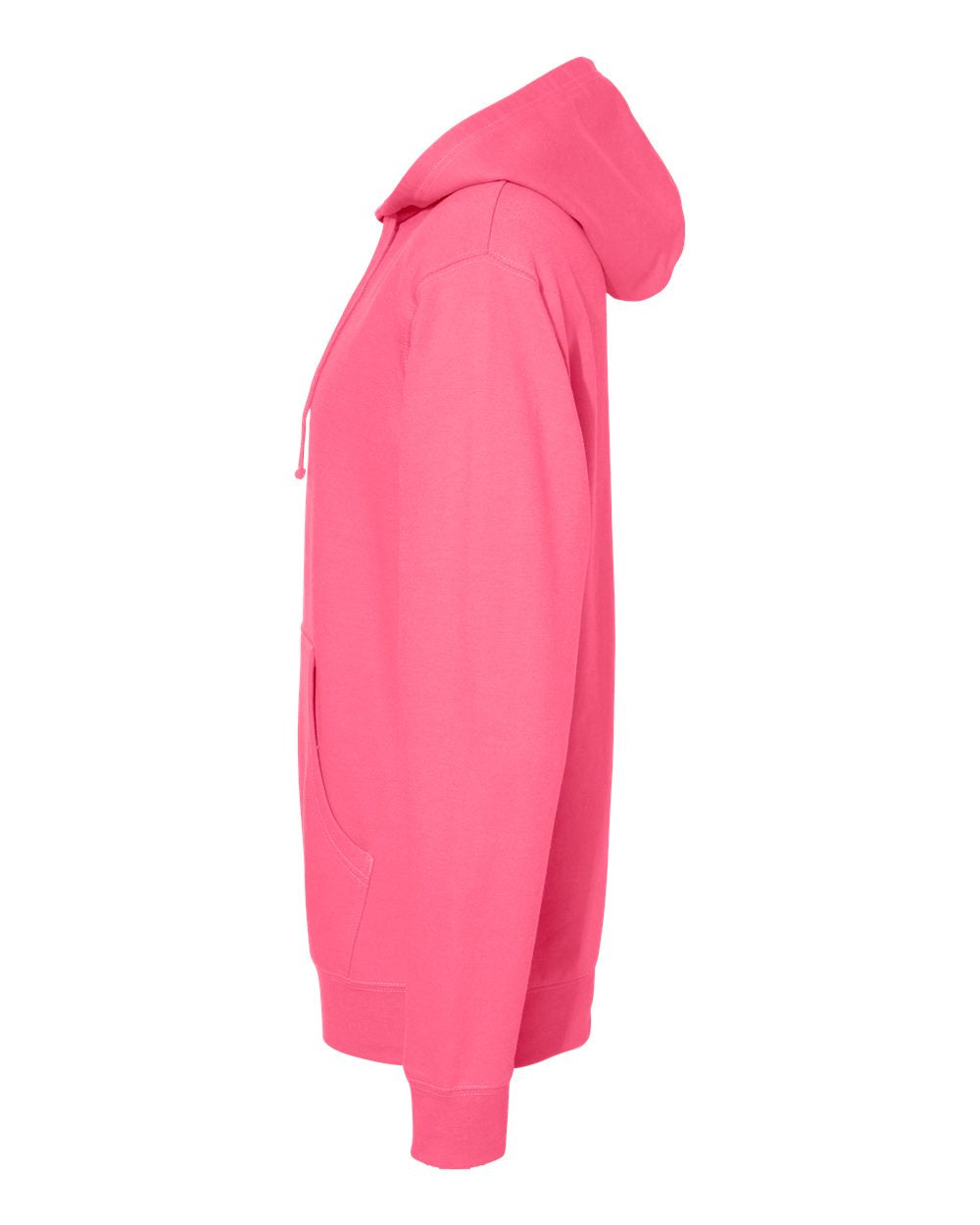 Independent Trading Co. Midweight Hooded Sweatshirt SS4500 #color_Neon Pink