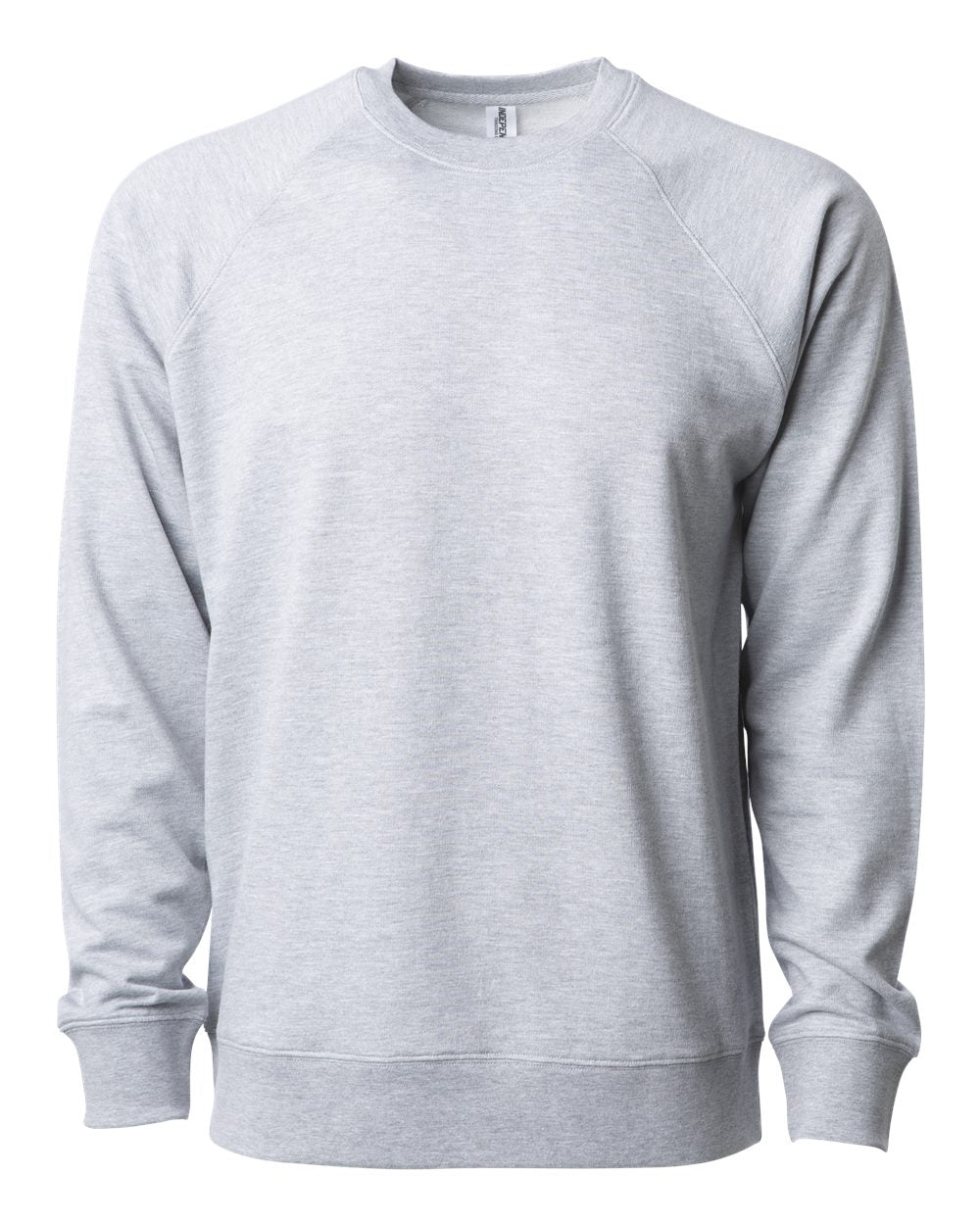 Independent Trading Co. Icon Unisex Lightweight Loopback Terry Crewneck Sweatshirt SS1000C #color_Athletic Heather