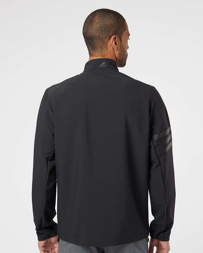 Adidas  A267 3-Stripes Full-Zip Jacket #colormdl_Black/ Black