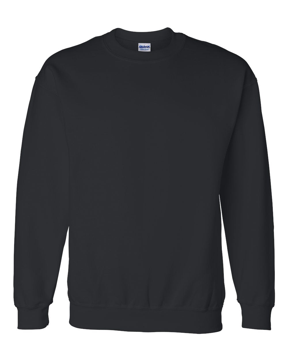Gildan DryBlend® Crewneck Sweatshirt 12000 #color_Black