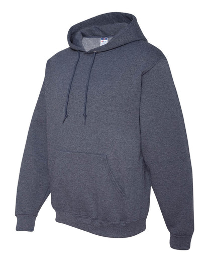 JERZEES NuBlend® Hooded Sweatshirt 996MR #color_Vintage Heather Navy