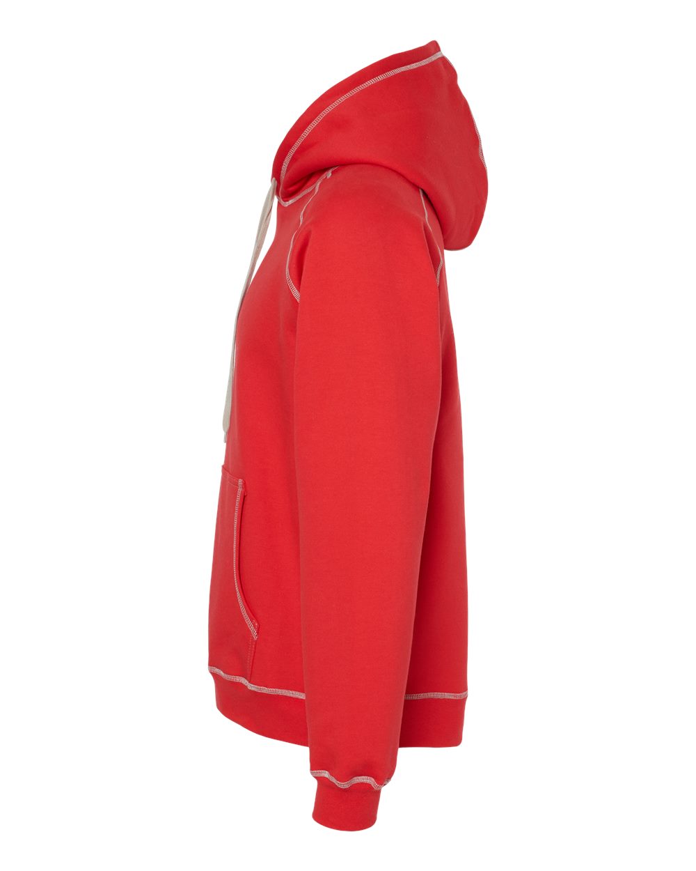 King Fashion Extra Heavy Hooded Pullover KP8011 #color_Red
