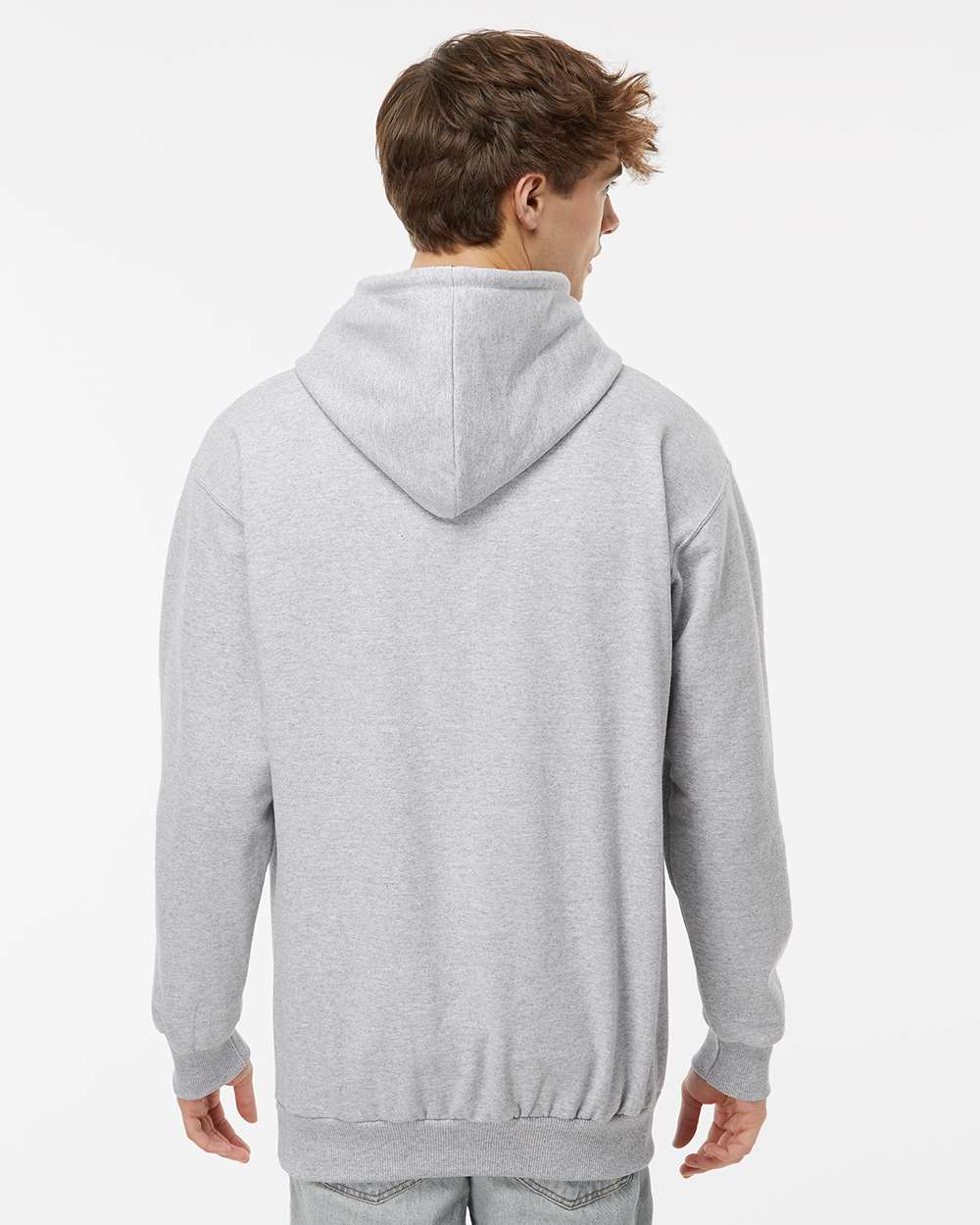 King Fashion Two-Tone Hooded Sweatshirt KF9041 #colormdl_Sport Grey/ Navy