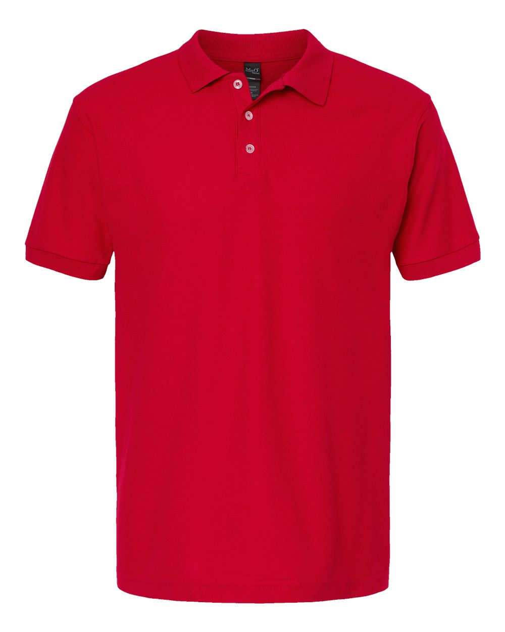 M&O Soft Touch Polo 7006 #color_Bright Red