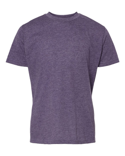 M&O Youth Deluxe Blend T-Shirt 3544 #color_Heather Purple