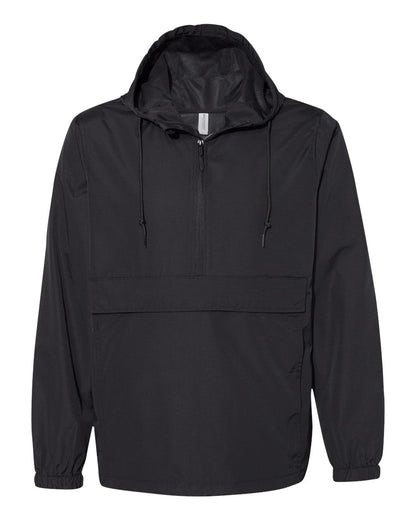 Independent Trading Co. Nylon Anorak EXP94NAW #color_Black