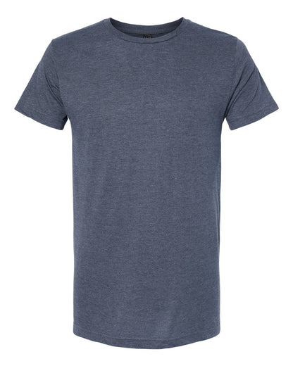 M&O Fine Jersey T-Shirt 4502 #color_Heather Navy