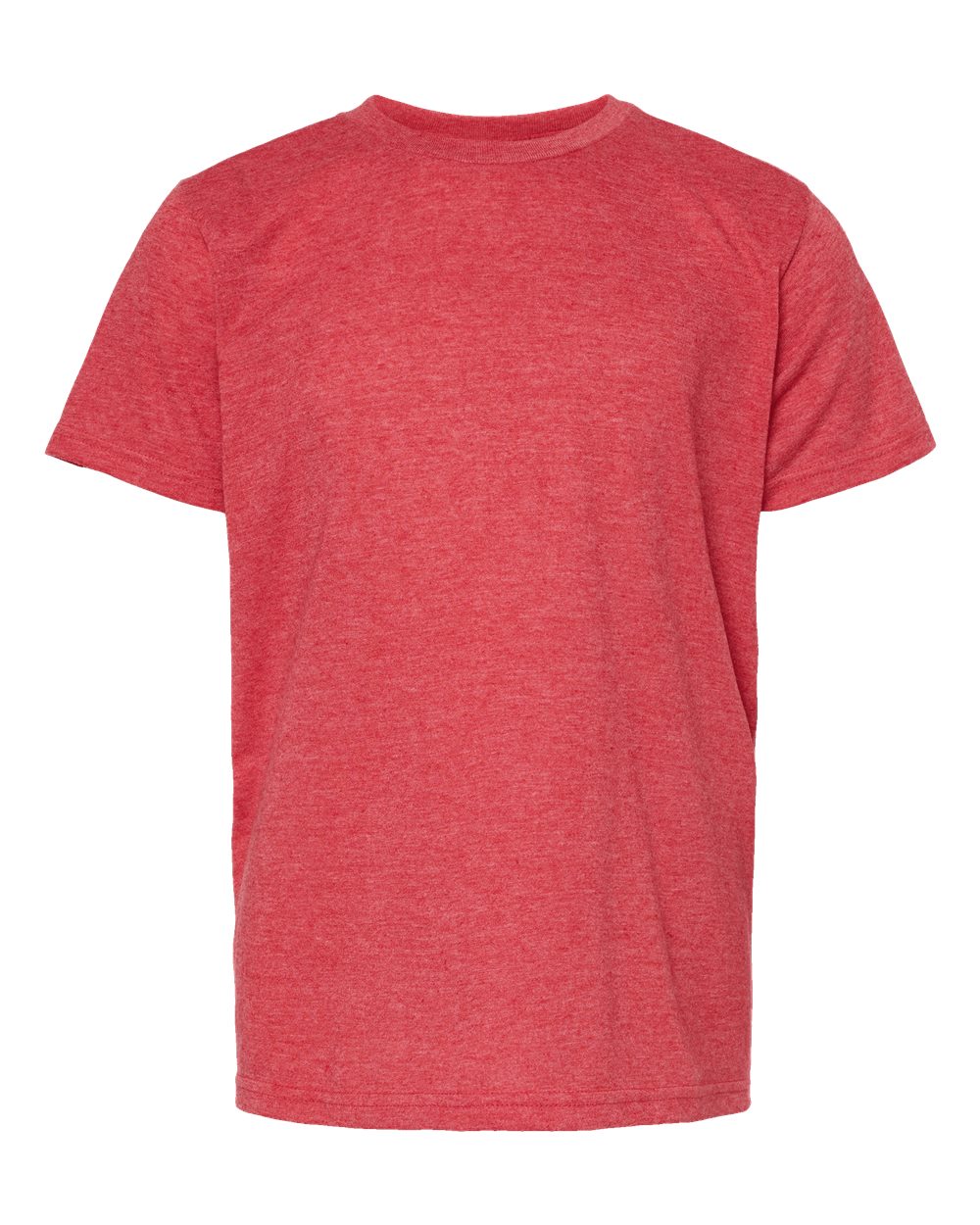 M&O Youth Deluxe Blend T-Shirt 3544 #color_Heather Red