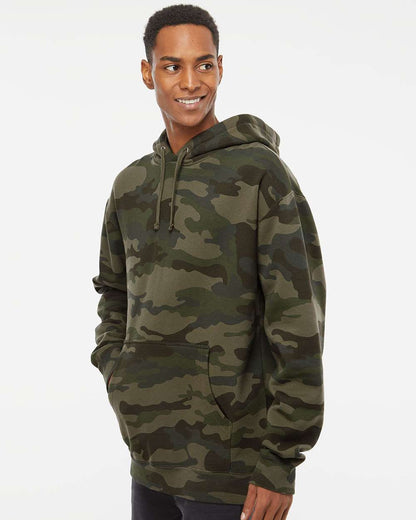 Independent Trading Co. Heavyweight Hooded Sweatshirt IND4000 #colormdl_Forest Camo
