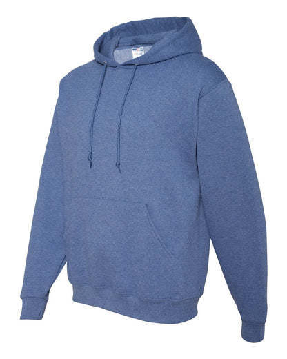 JERZEES NuBlend® Hooded Sweatshirt 996MR #color_Vintage Heather Blue