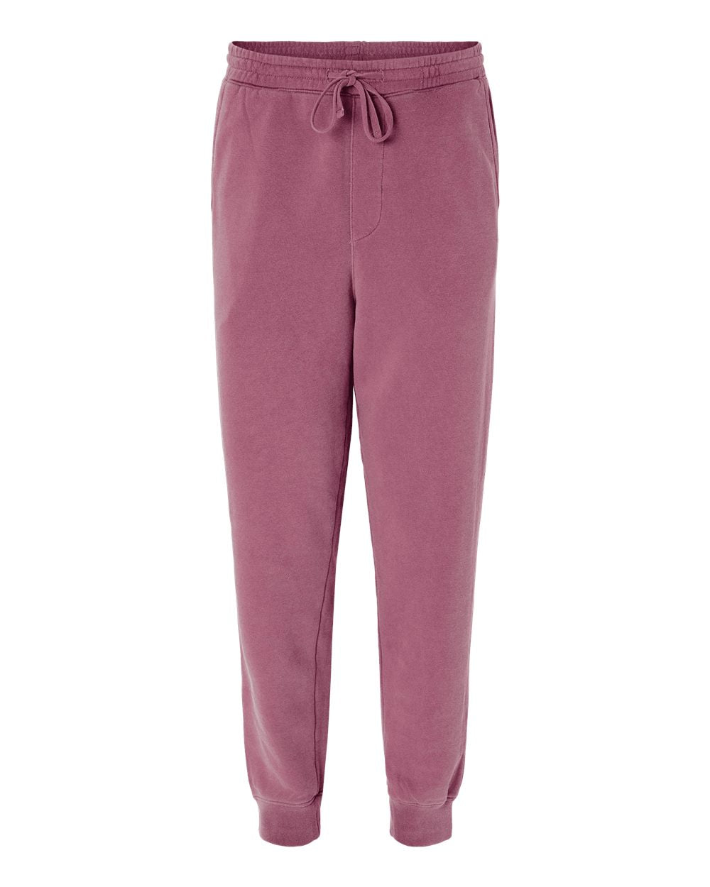 Independent Trading Co. Pigment-Dyed Fleece Pants PRM50PTPD #color_Pigment Maroon