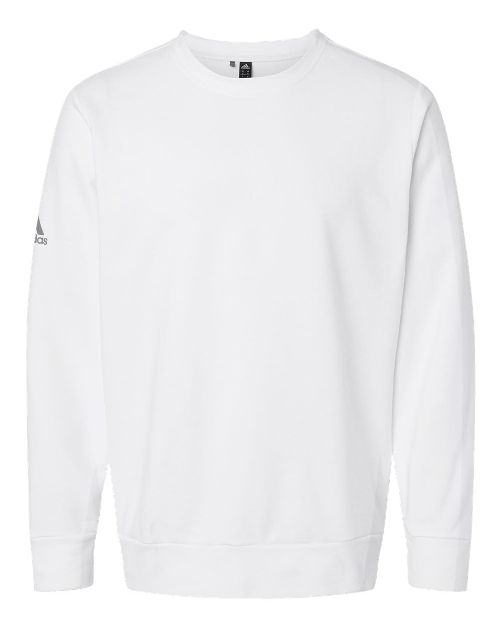 Adidas A434 Fleece Crewneck Sweatshirt #color_White