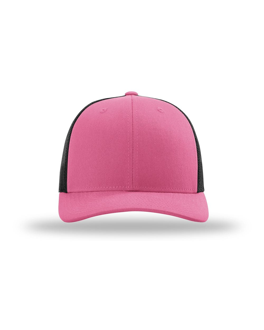 Richardson Low Pro Trucker Cap 115 #color_Hot Pink/ Black