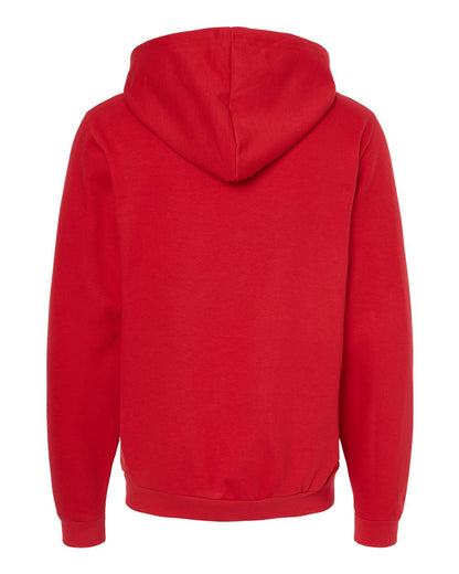 M&O Unisex Zipper Fleece Hoodie 3331 #color_Red