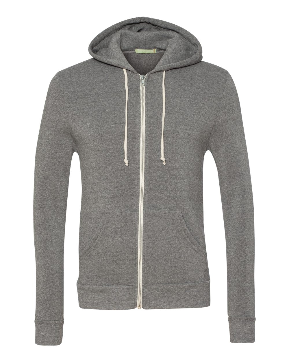 Alternative Rocky Eco-Fleece Full-Zip Hooded Sweatshirt 9590 #color_Eco Grey