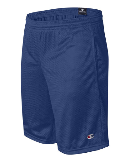 Champion Polyester Mesh 9" Shorts with Pockets S162 #color_Athletic Royal