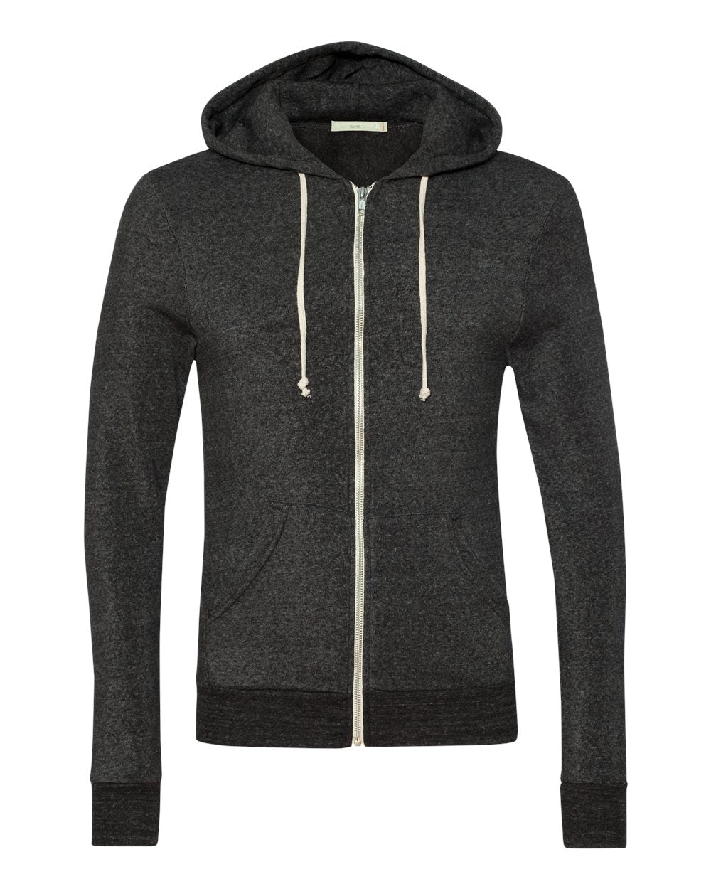 Alternative Rocky Eco-Fleece Full-Zip Hooded Sweatshirt 9590 #color_Eco Black