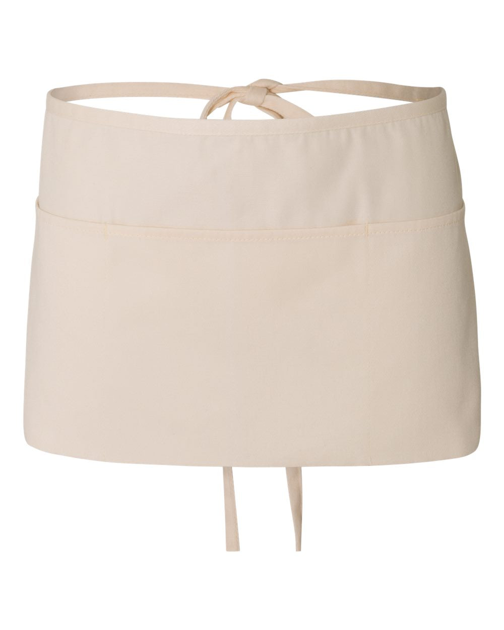 Q-Tees Waist Apron with Pockets Q2115 #color_Natural