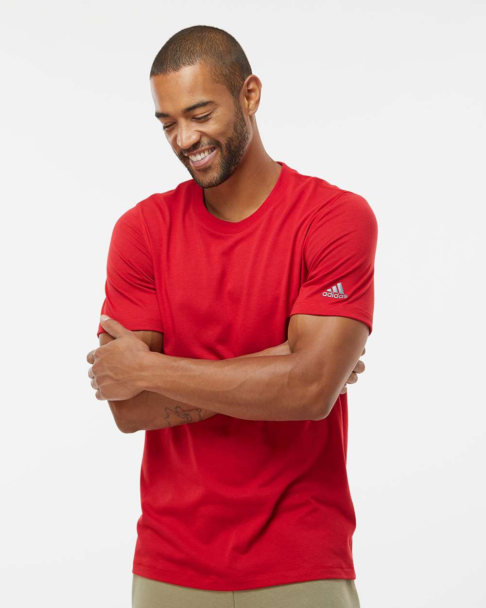 Adidas A556 Blended T-Shirt #colormdl_Power Red