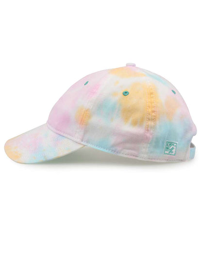 The Game Asbury Tie-Dyed Twill Cap GB482 #color_Sorbet
