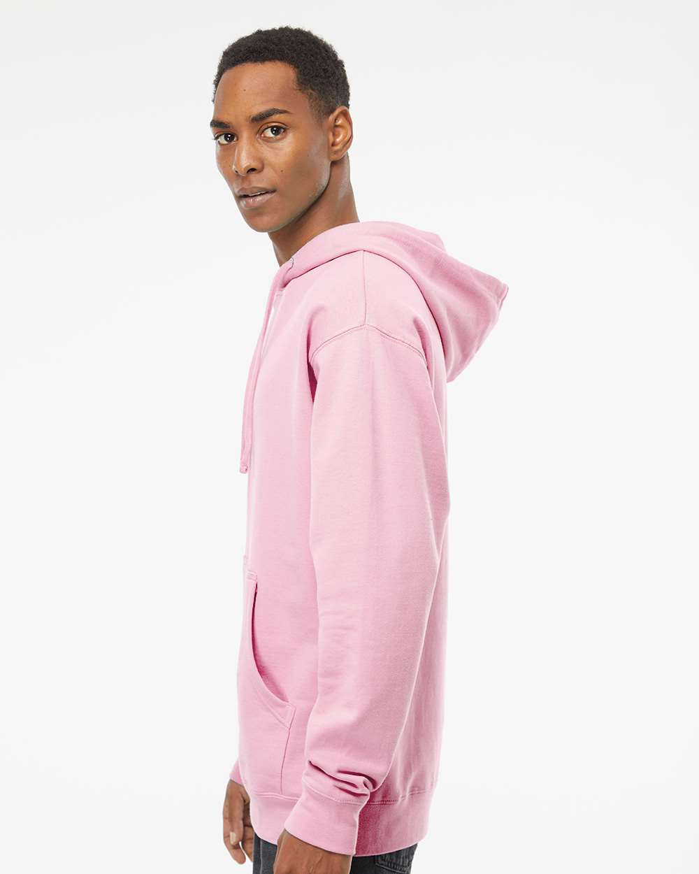 Independent Trading Co. Midweight Hooded Sweatshirt SS4500 #colormdl_Light Pink