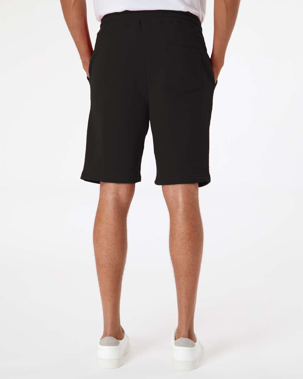 Independent Trading Co. Midweight Fleece Shorts IND20SRT #colormdl_Black