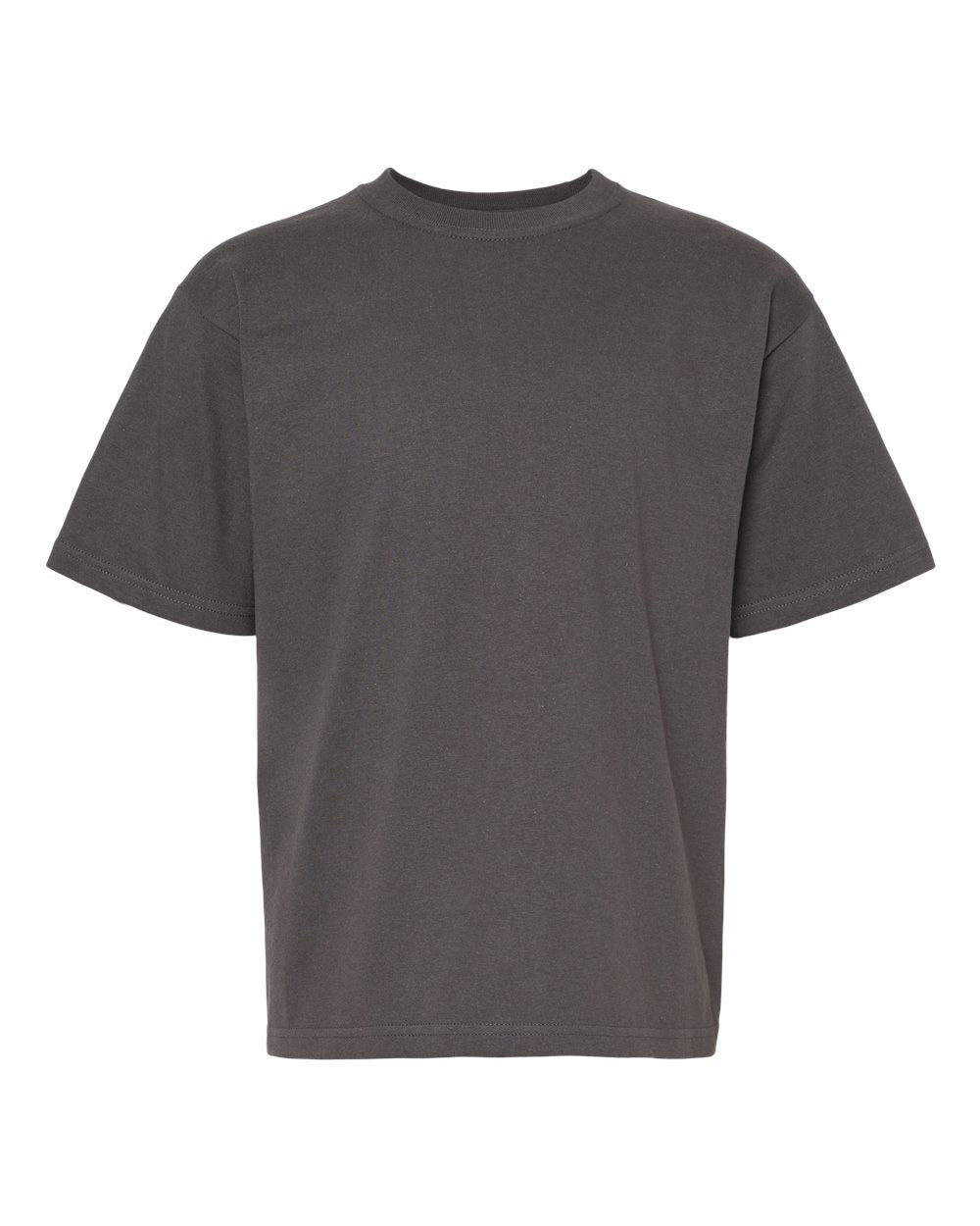 M&O Youth Gold Soft Touch T-Shirt 4850 #color_Charcoal