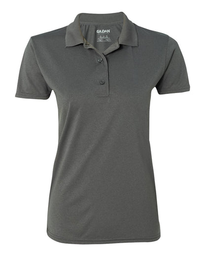 Gildan Performance® Women's Jersey Polo 44800L #color_Marbled Charcoal