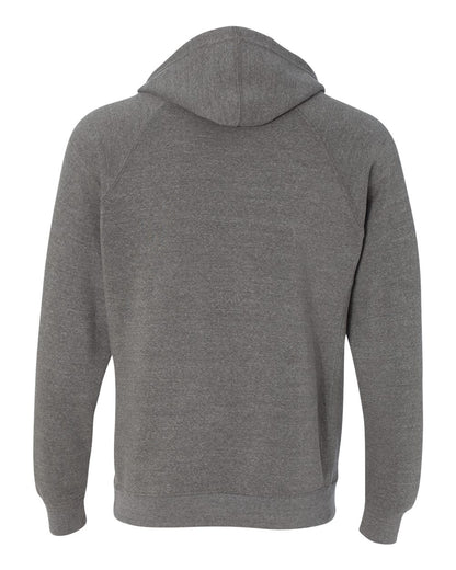 Independent Trading Co. Unisex Special Blend Raglan Hooded Sweatshirt PRM33SBP #color_Nickel