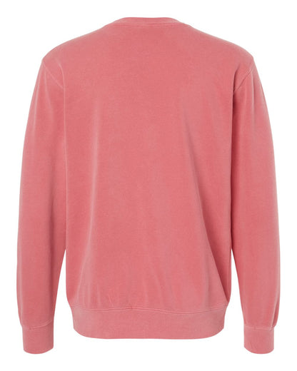 Independent Trading Co. Unisex Midweight Pigment-Dyed Crewneck Sweatshirt PRM3500 #color_Pigment Pink