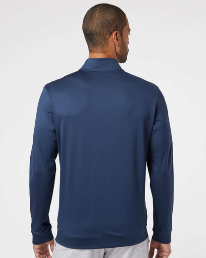 Adidas  A295 Performance Textured Quarter-Zip Pullover #colormdl_Collegiate Navy