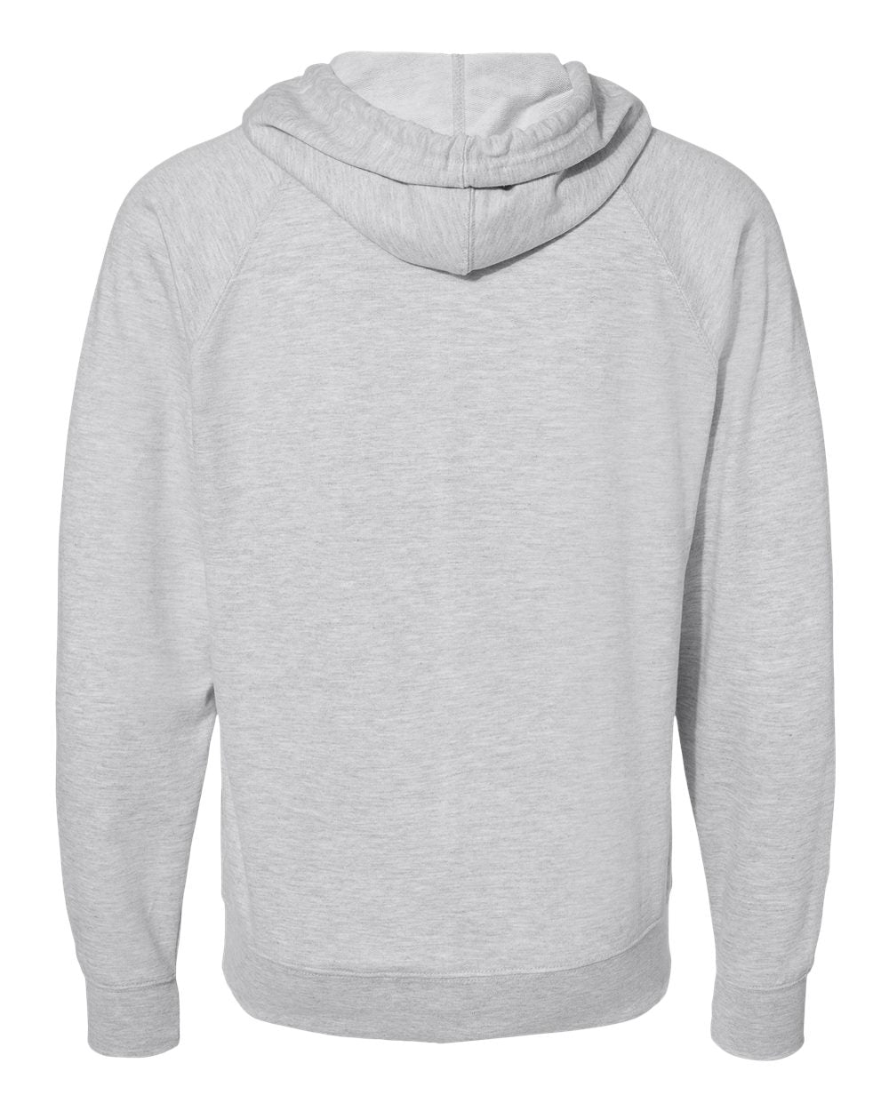 Independent Trading Co. Icon Unisex Lightweight Loopback Terry Full-Zip Hooded Sweatshirt SS1000Z #color_Athletic Heather