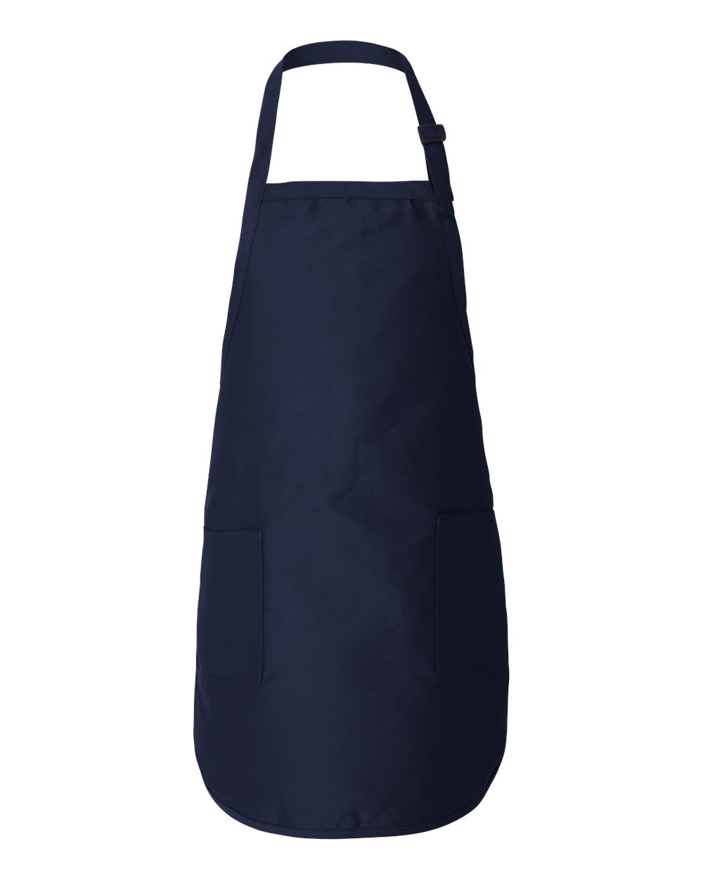 Q-Tees Full-Length Apron with Pockets Q4350 #color_Navy